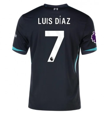 Liverpool Luis Diaz #7 Replica Away Stadium Shirt 2024-25 Short Sleeve